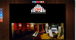 Desktop Screenshot of cedarparkrecording.com