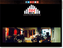 Tablet Screenshot of cedarparkrecording.com